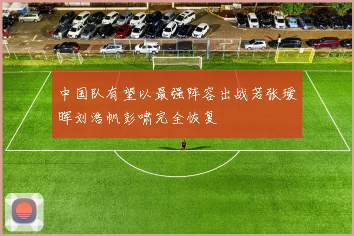 中国队有望以最强阵容出战若张瑷晖刘浩帆彭啸完全恢复